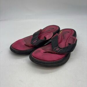 Nike Comfort Slides Womens 6 Pink Slip On Sandals Comfortbed Flip Flops